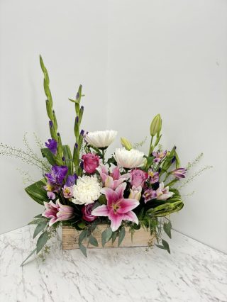 Arrangement Lily Chrysanthemum Pink